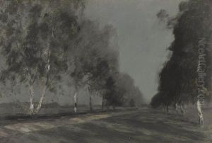 Study For 'moonlit Night' by Isaak Ilyich Levitan