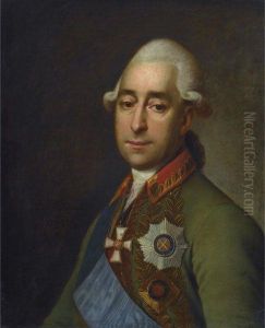 Portrait Of Prince Alexander Prozorovsky by Dimitri Gregoriovitc Levitsky