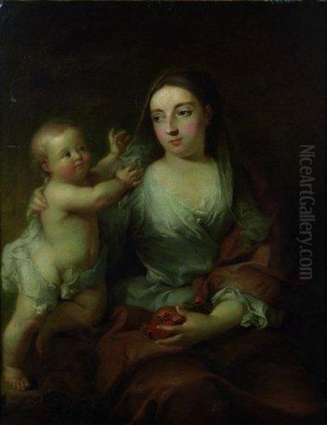 Portrait De Madame Duquesnoy Et De Sa Fille. - view 1