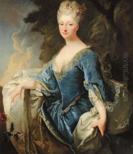 Ritratto Di Gentildonna In Abito Blu