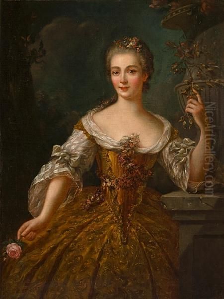 A Portrait Of A Lady, Thought To Be Madame Devaudrieres - view 1
