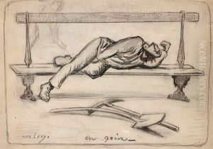 En Greve by Alphonse Levy
