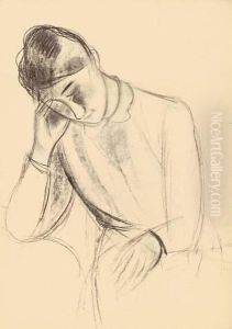 Zwei Studien Zum "bildnis Nanda, Florenz" by Rudolf Levy