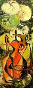 Still-life Of A Red Jug by Rudolf Levy