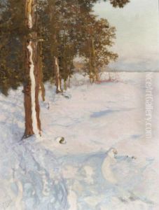 Winter Landscape by Levy Vassily