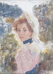 Femme Au Chemisier Rose Femme Au Chemisier Rose