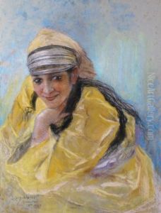 Portrait De Jeune Fille,
Marrakech by Lucien Levy-Dhurmer
