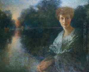 Jeune Femme Dans Le Parc