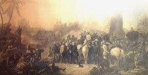 "quatrebras. He Afternoon Of June 16th 1815" by Charles George Lewis