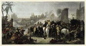 The Relief Of Lucknow & Triumphant Meeting Of Havelock, Outram,& Sir Colin Campbell