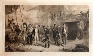 Lord Nelson Receiving The Sword Of Surrenderon Board The "san Josef"