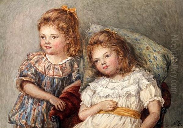 Two Young Girls - view 1
