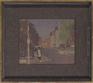 Street Corner, Chelsea by Edward Morland Lewis