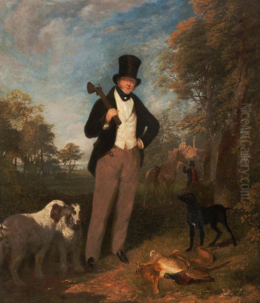 A Gentleman With Shooting And The Day's Bag - view 1
