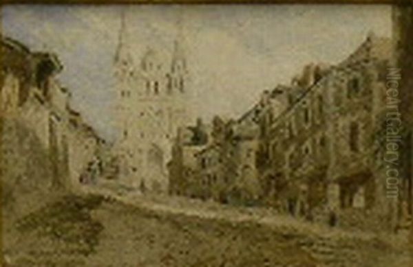 View Of The Cathedral At Angers - view 1