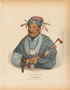 Chat-o-nis-see, Pottowattomie Chief; Weesh-cub,or The Sweet; Ker-o-menee, A Celebrated Winnegabo Chief by James Otto Lewis
