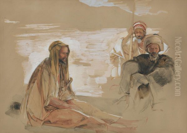 Study Of Three Arabs - view 1