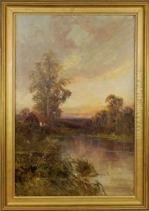 Cottage By A River Landscape