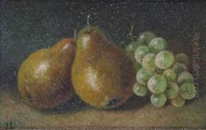 Two Still-life Paintings With Fruit by James Lewy