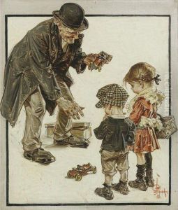 The Toy Peddler by Joseph Christian Leyendecker