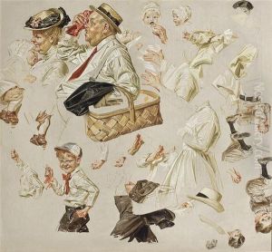 Study For The Saturday Evening Post by Joseph Christian Leyendecker