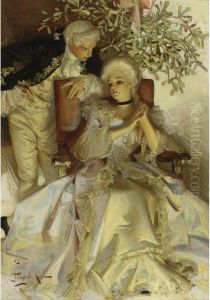 The Courtship by Joseph Christian Leyendecker