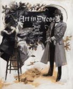Art In Dress -- Fall And Winter Fashion Catalogue Cover by Joseph Christian Leyendecker