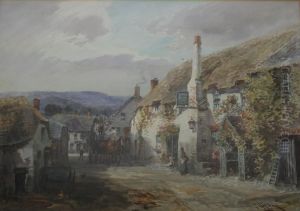 The Arrival Of The Coach, Ship Inn, Porlock