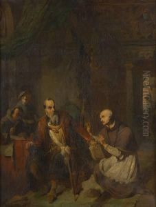 La Visite Au Duc D""albe by Henri Leys