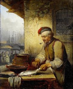 The Fishmonger by Henri Leys