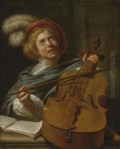 Cello Player by Judith Leyster