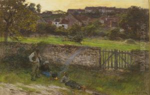 Les Chemineaux by Leon Augustin Lhermitte