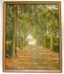 Entree De Chateau by Modeste Jean Lhomme