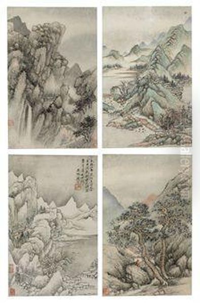 Landscapes In The Styles Of Song And Yuan Masters - view 1