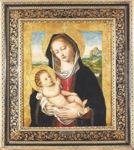Madonna Mit Kind Und Distelfinken. by Liberale Da Verona