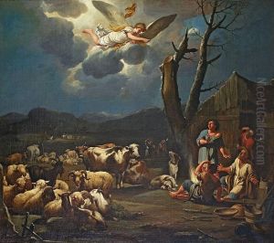 Verkundigung An Die Hirten by Louis Licherie De Beurie