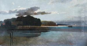 Pejzaz Nadwodny by Hans Licht