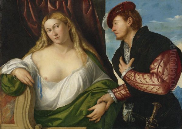Woman Visited By Her Lover - view 1