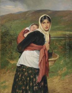 Returning From Market by Charles Sillem Lidderdale