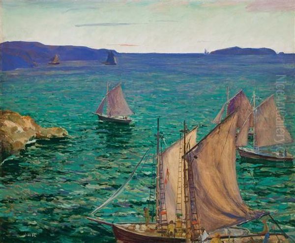 The Emerald Sea At Dawn - view 1