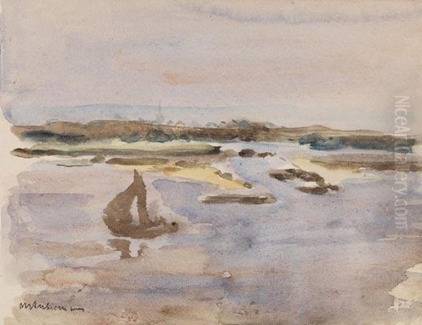 Seestuck Mit Segelboot - view 1