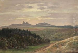 A Landscape With Lichnice by Karl Liebscher