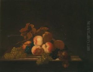 Natura Morta Con Uva E Pesche by Paul Liegeois
