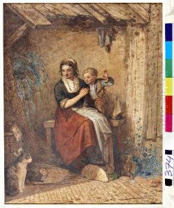 De Kleine Vissersjongen by Martinus Wilhelmus Liernur