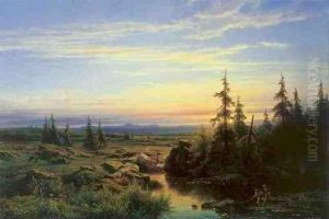 Abendstimmung Im Oberbayerischen Hochmoor