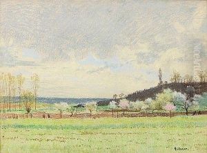 Paysage Au Verger Paysage Au Verger