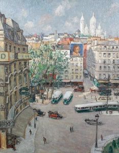La Place Pigalle by Lucien Lievre