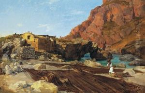 Detail Of A Landscape Near Naples