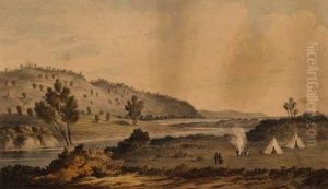 View At Yankalillah, South Australia by Colonel William Light