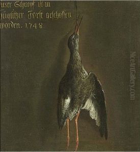 A Hunting Still Life With A Snipe by Heinrich Lihl